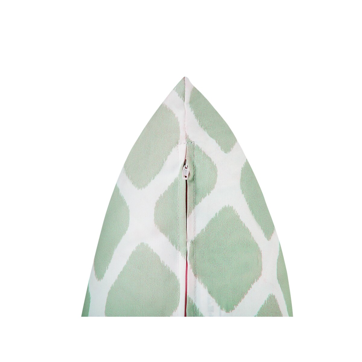 2 poduszki ogrodowe w romby 40 x 70 cm zielono-białe KALAMOS