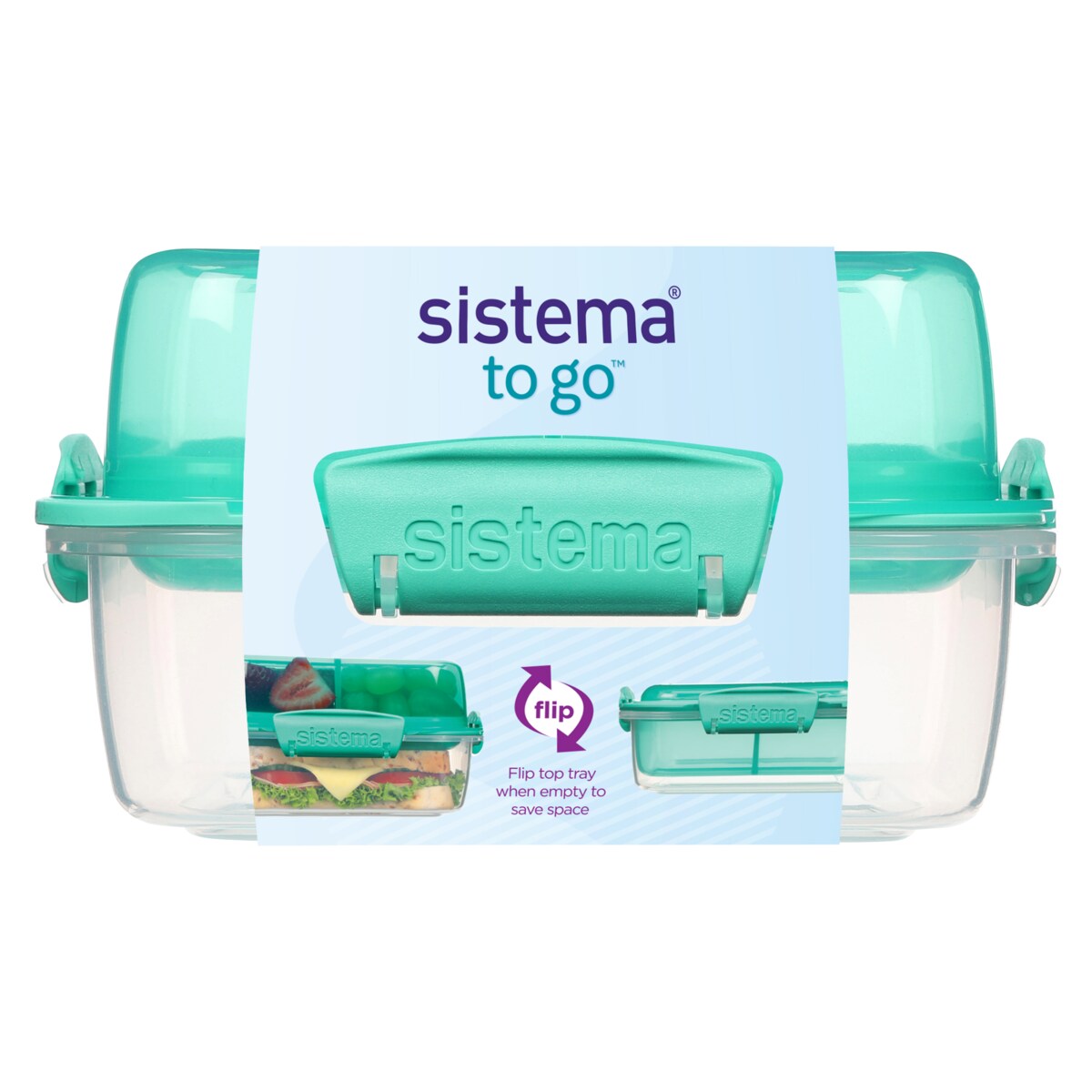 Sistema lunchbox składany lunch stack to-go 1240ml