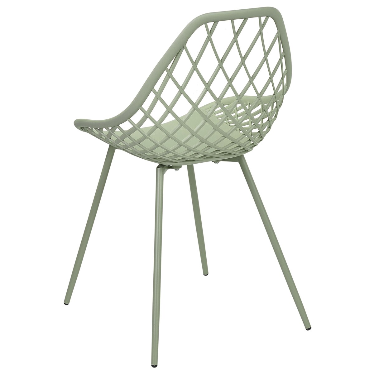 Zestaw 2 krzeseł do jadalni zielony CANTON II