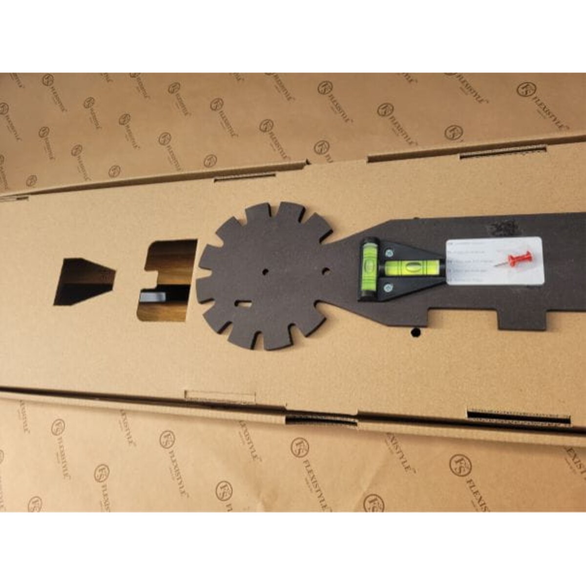 Zegar ścienny naklejany LAMELE 100cm