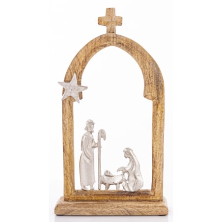 Dekoracja świąteczna 32x18x5 cm SZOPKA BOŻONARODZENIOWA