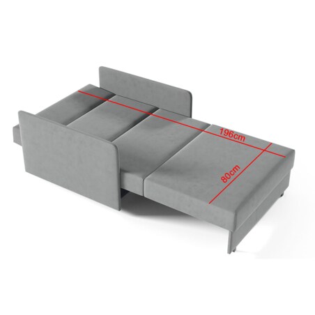 Sofa fotel rozkładany Amerykanka Boston I przeszywana Kronos 06