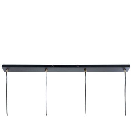 Lampa wisząca 4-punktowa metalowa mosiężna CAUDELO