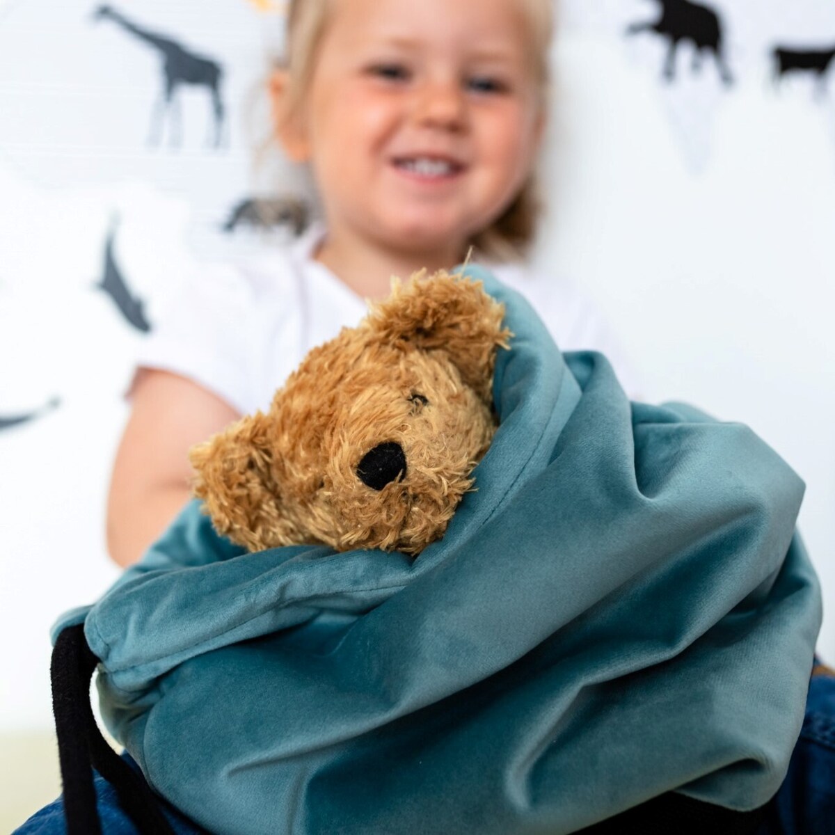 Worek plecak Kiddy Velvet, bordowy, 28x40cm, Posh Velvet