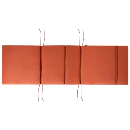 Leżak ogrodowy z poduszką AMANTEA PREMIUM Drewno akacjowe Czerwony