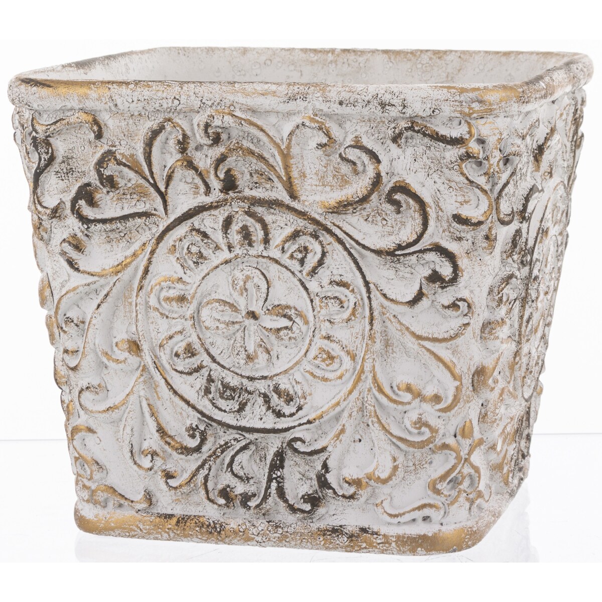 Osłonka cementowa 15x18,5x18,5 cm ANTIC