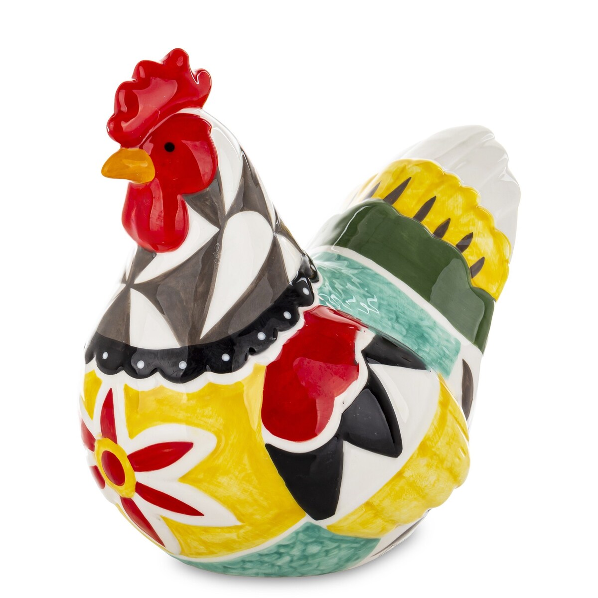 Dekoracja - figurka KURA - II kolorowa 22,5x15x23 cm