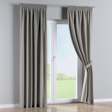 Zasłona na taśmie marszczącej 1 szt. 130x260 szary