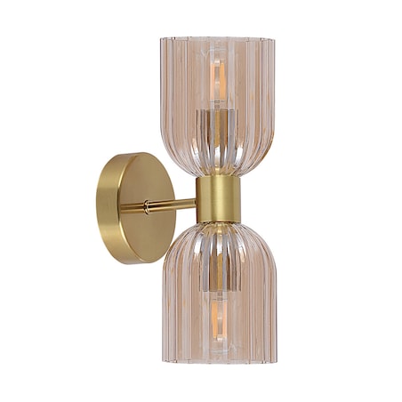 Kinkiet Light Prestige Piega złoty 2 x E14 1 szt.