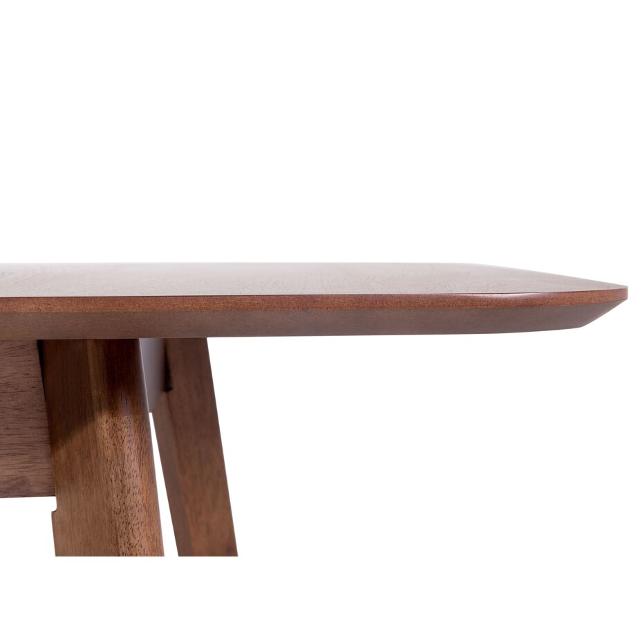Stół do jadalni 200 x 100 cm ciemne drewno MADOX