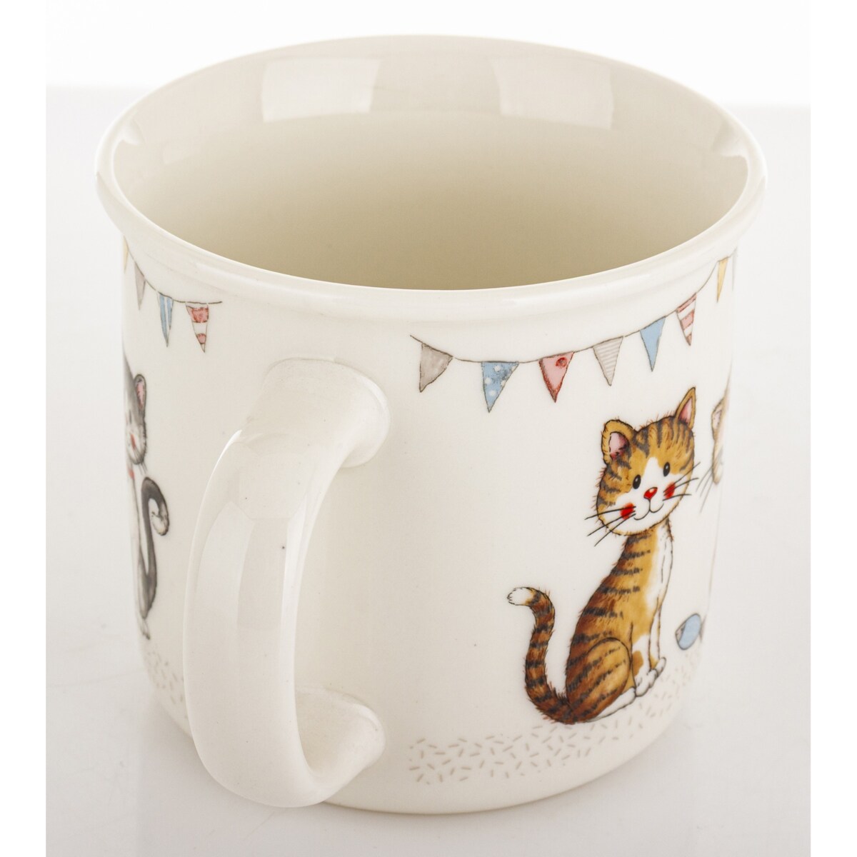 Kubek porcelanowy 400 ml 3 koty 9x13x9,5 cm GATTINI-3