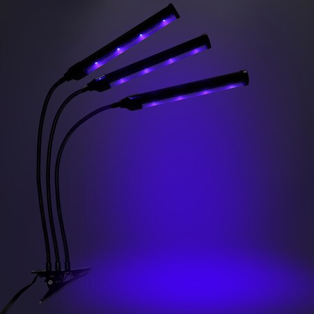 Lampa Led Do Wzrostu Roślin 72 Diod Timer 25 W Uprawa Roślin Do Domu Z Zasilaczem Sieciowym