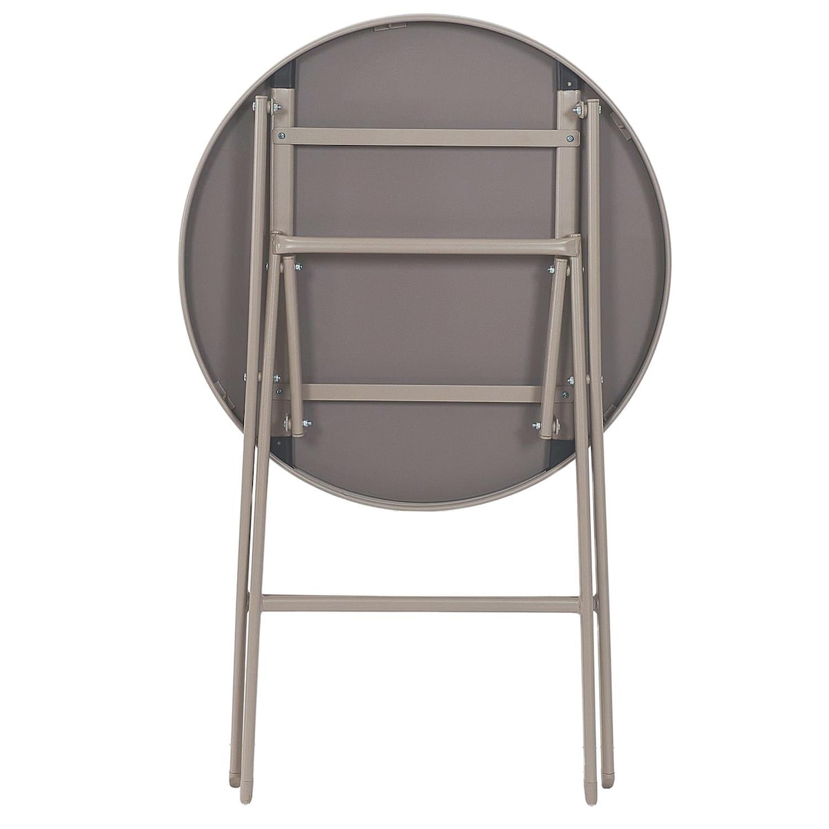 STÓŁ OGRODOWY Elba beżowy SKŁADANY okrągły 60cm | home&you