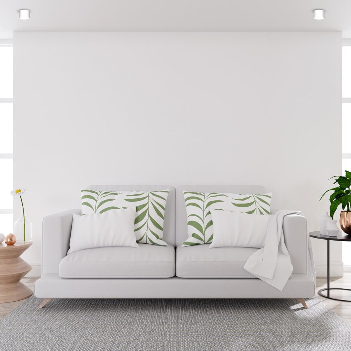 Pokojowa lampa sufitowa Dixie do przedpokoju loft biała