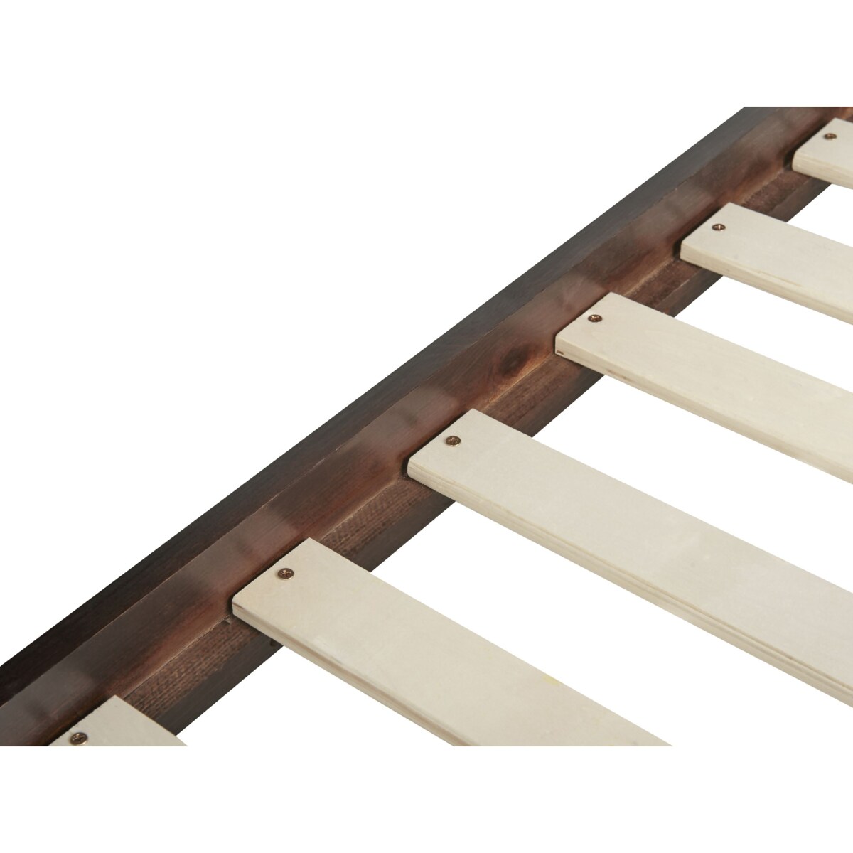 Łóżko piętrowe Drewno sosnowe REVIN 90 x 200 cm Ciemnobrązowy