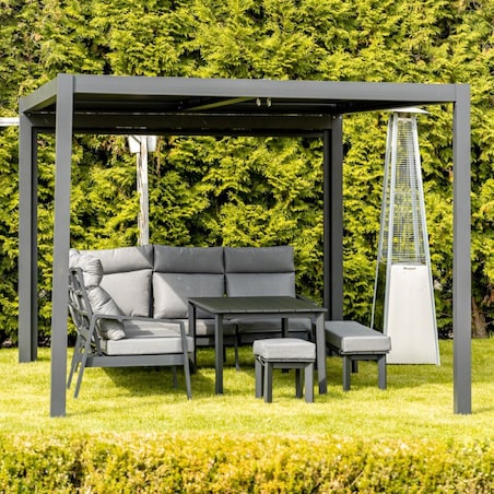 Zestaw mebli ogrodowych Marseille 9 osobowy