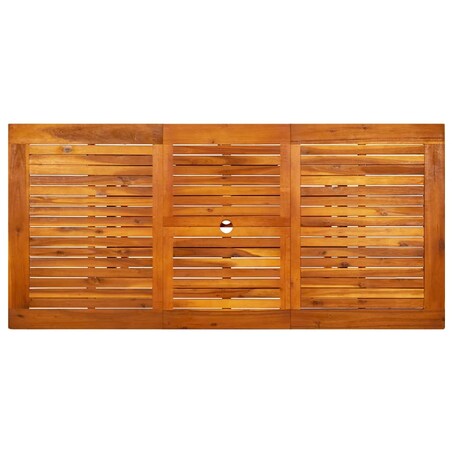 vidaXL Ogrodowy stół jadalniany, (120-170)x80x75 cm, drewno akacjowe