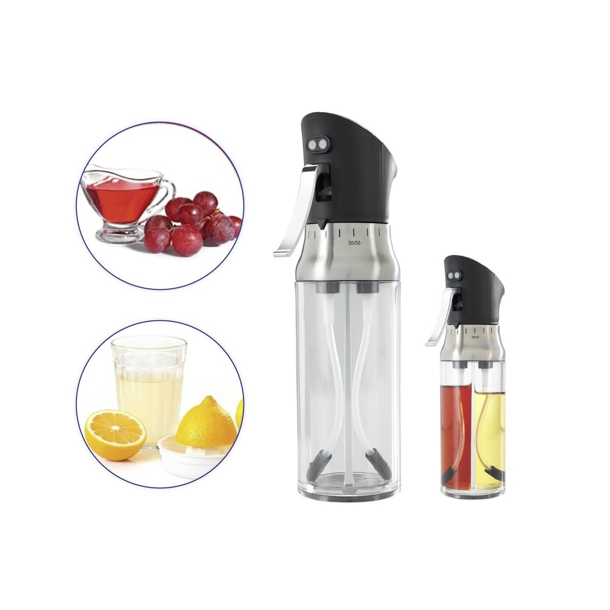 Butelka na oliwę i ocet ze spryskiwaczem