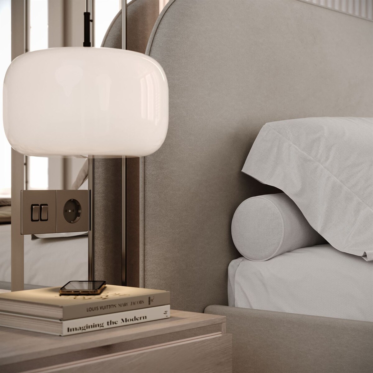 Łóżko tapicerowane OLIMPIA, pojemnik na pościel, s34, 160x200, Castel 80