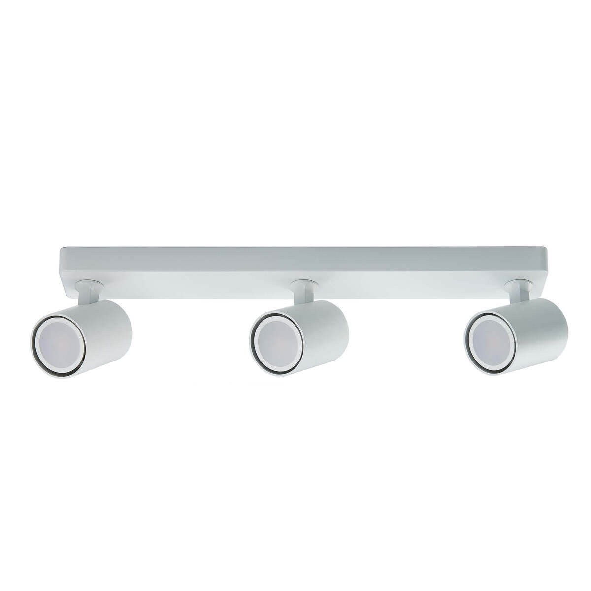 Sufitowa LAMPA reflektorowa SNOW LP-731/3W WH Light Prestige regulowana OPRAWA metalowy plafon tuby natynkowe białe