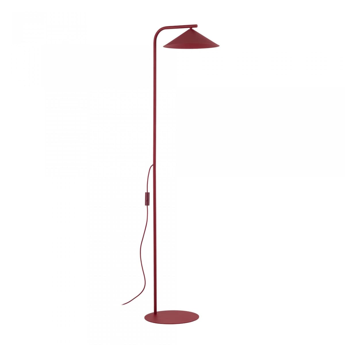 Lampa podłogowa TK Lighting LUME BURGUND 16214 burgundowa GX53 160 cm nowoczesna stalowa do salonu