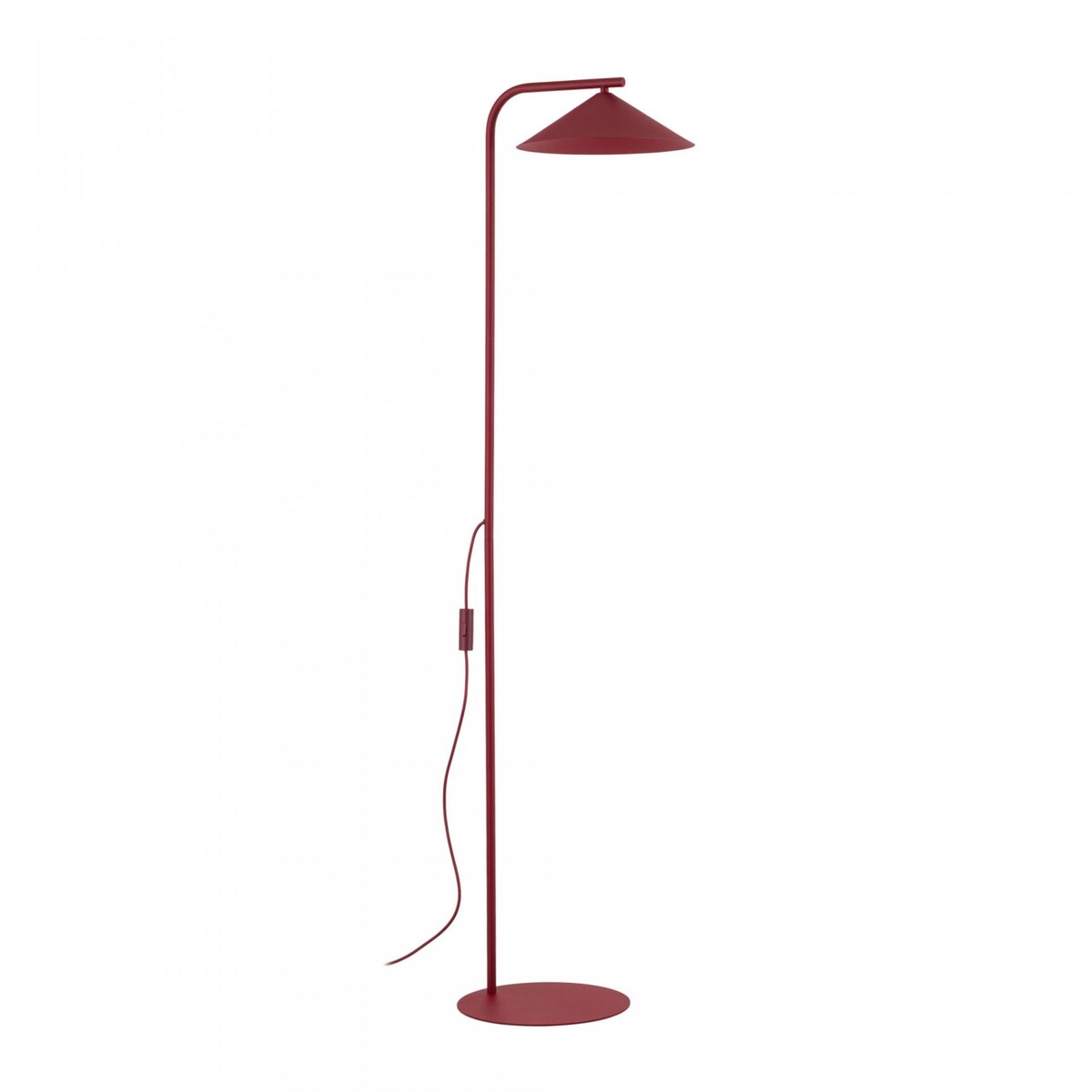 Lampa podłogowa TK Lighting LUME BURGUND 16214 burgundowa GX53 160 cm nowoczesna stalowa do salonu
