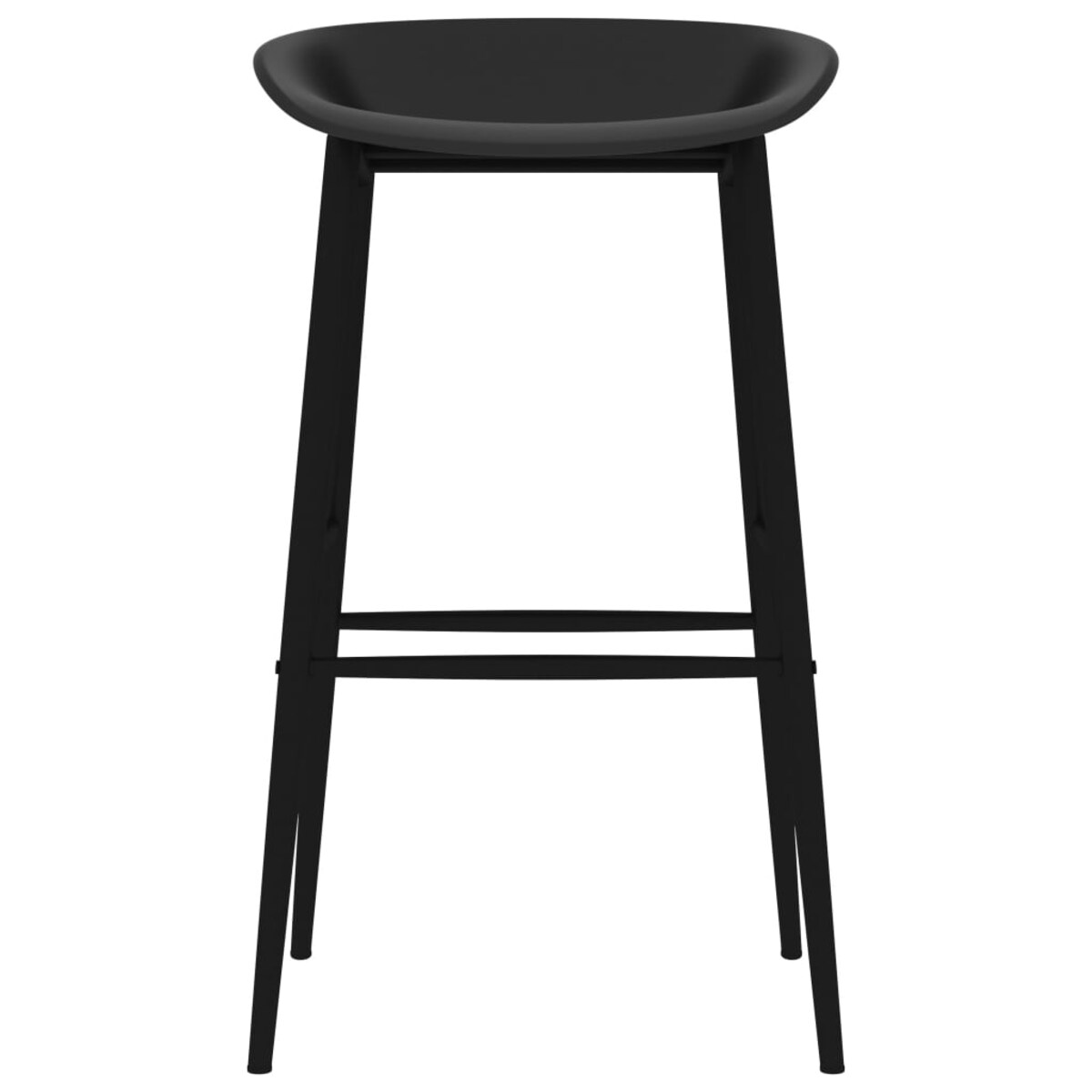 vidaXL 7-częściowy zestaw mebli barowych, biało-czarny