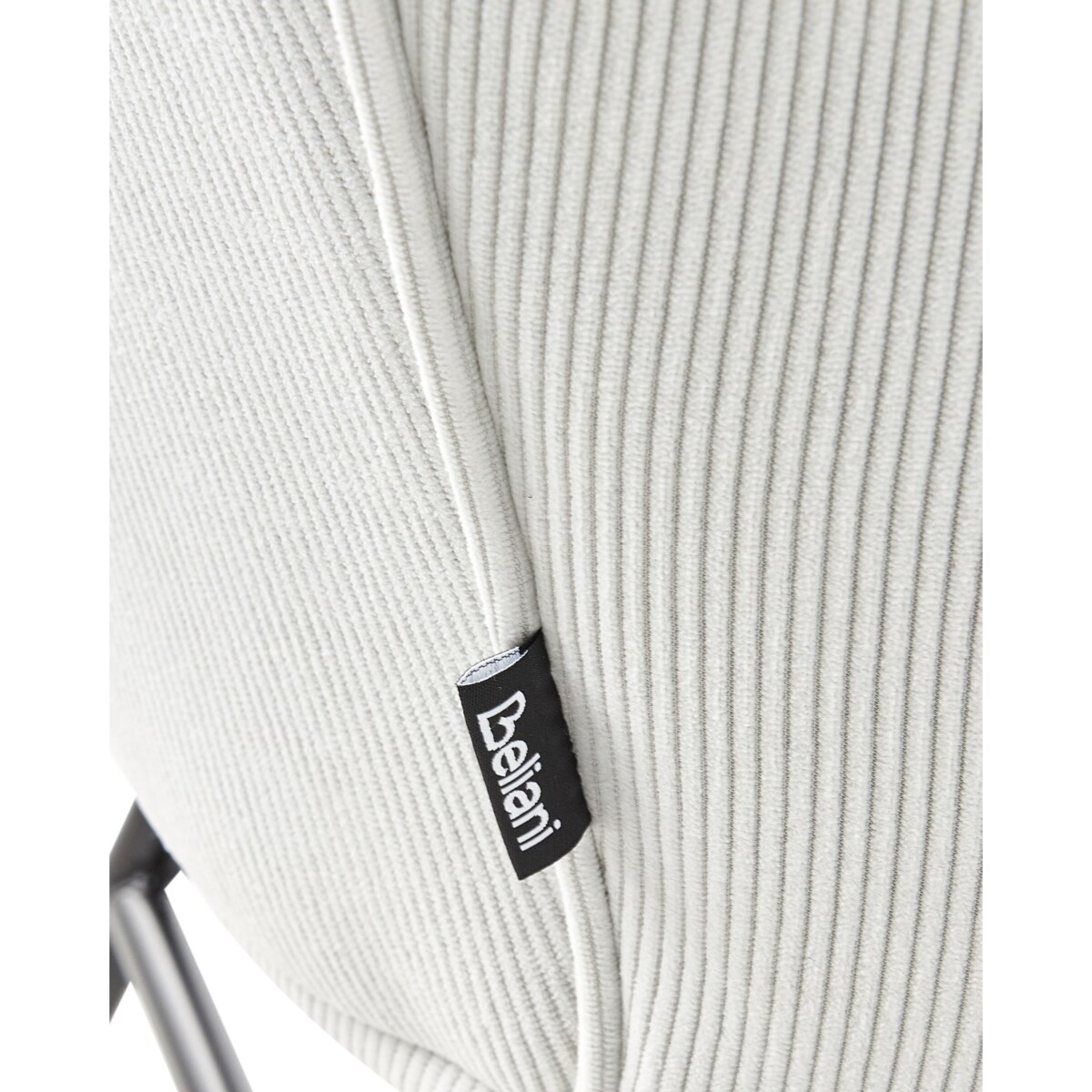 Fotel bujany ARSET Sztruks Złamana biel