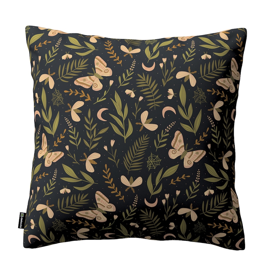 Poszewka Milly 43x43 czarno-zielony