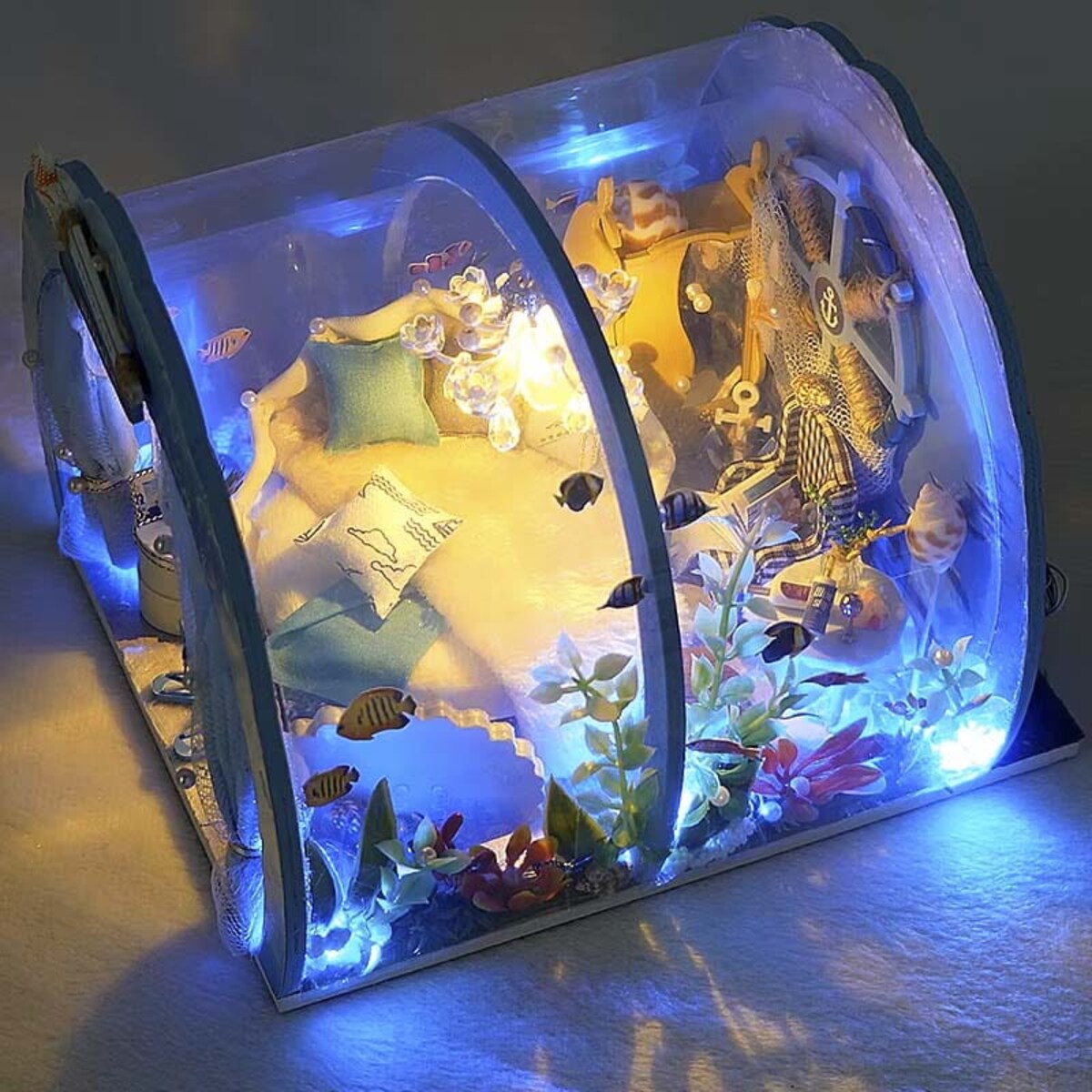 Miniaturowy domek - Podwodny świat syrenek