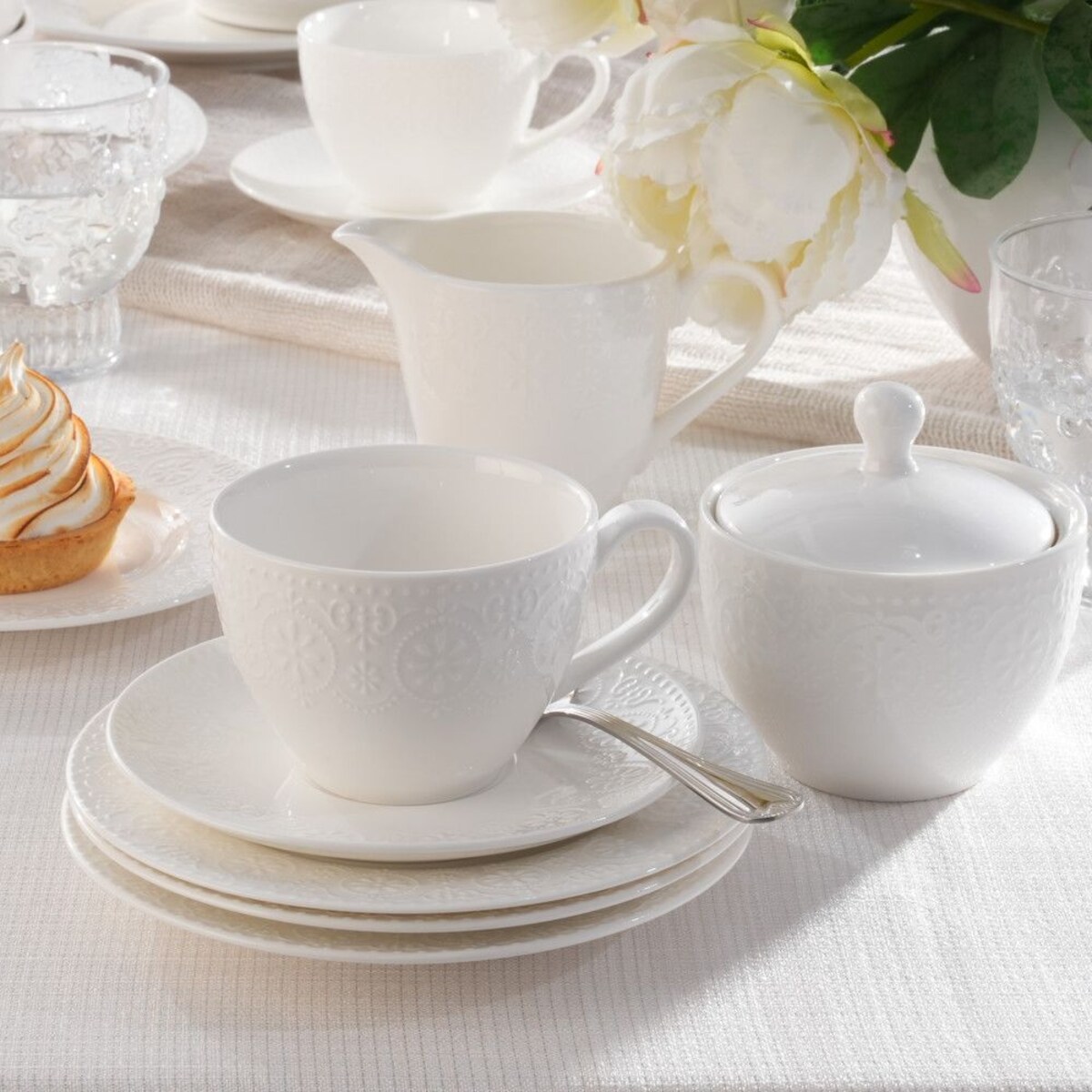 VILLA ITALIA Filiżanka do kawy 200 ml porcelanowa FLORENTINA