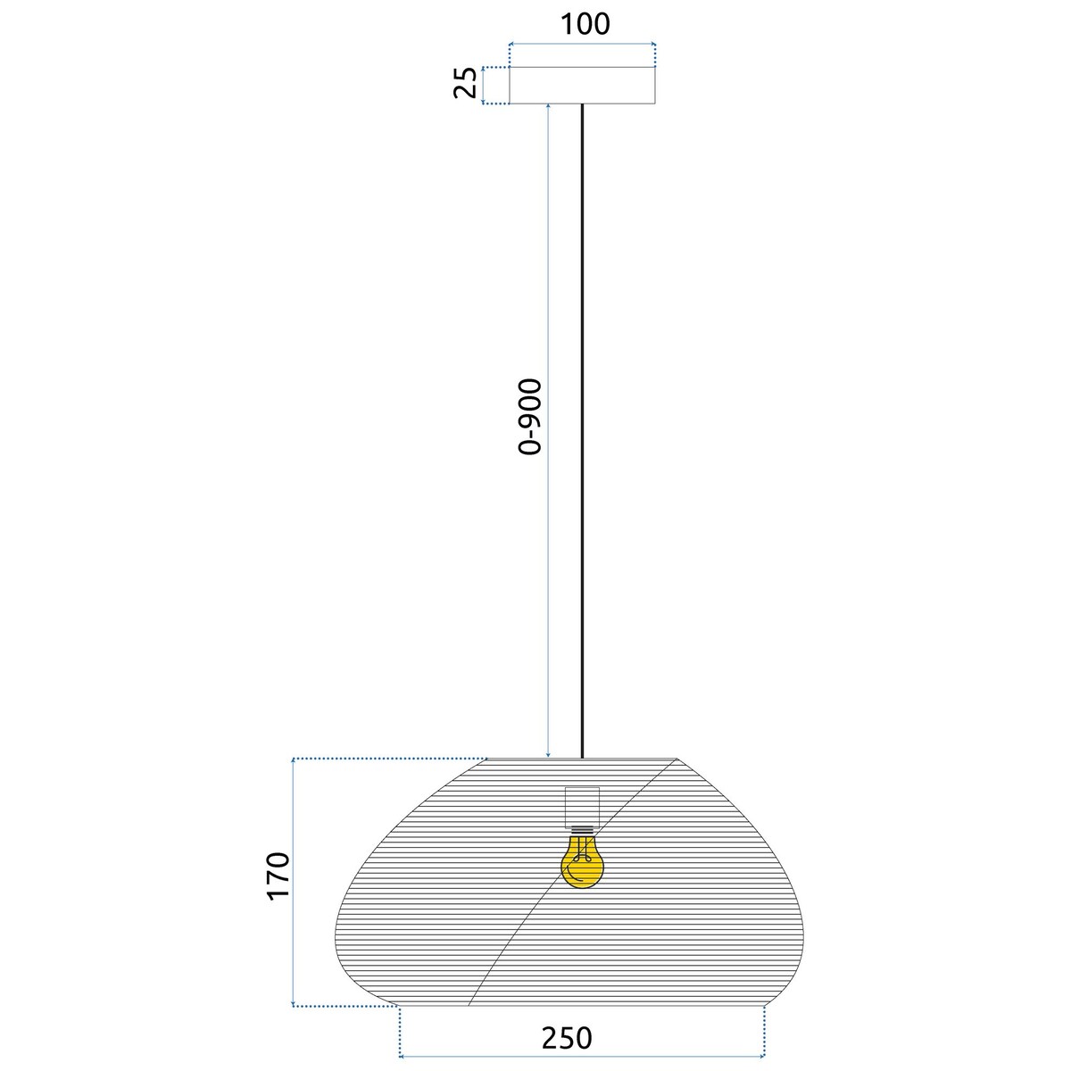 Lampa Wisząca Boho APP1316-1CP