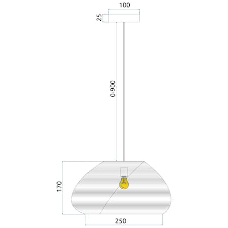 Lampa Wisząca Boho APP1316-1CP