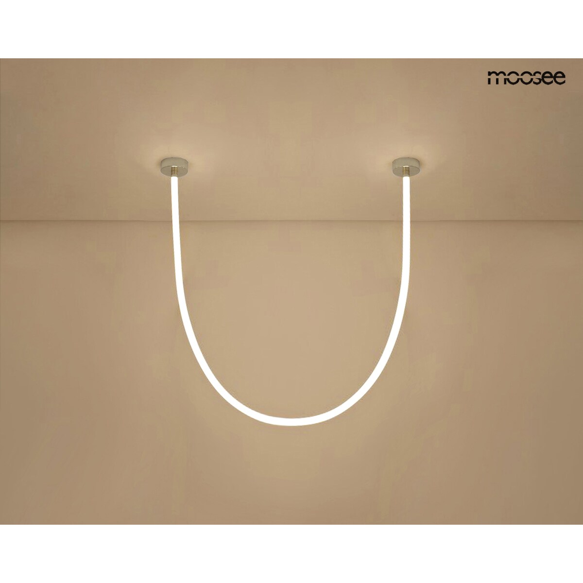 MOOSEE lampa wisząca LASSO 300 Smart srebrna
