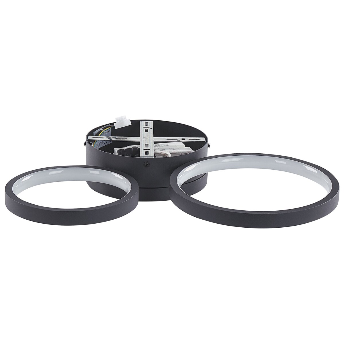 Lampa sufitowa LED metalowa czarna AGNAT