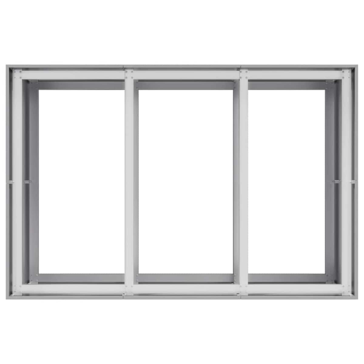 vidaXL Doniczka 120x80x80 cm Stal ocynkowana