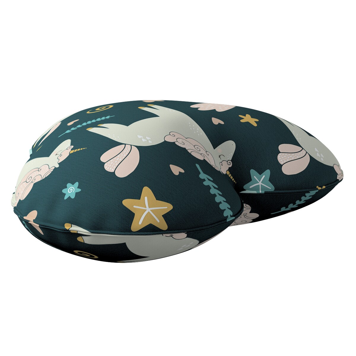 Poduszka Heart of Love, niebieski, 45x15x45cm, Magic Collection