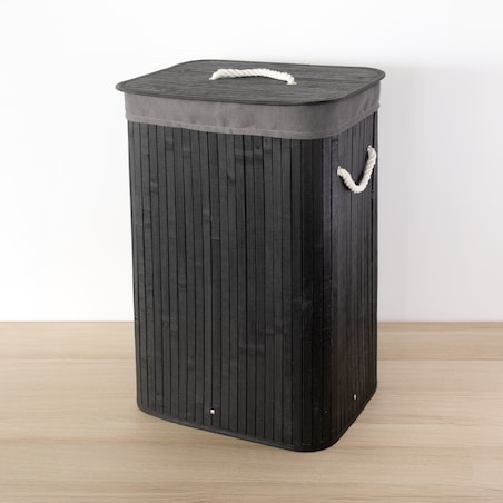 Kosz na pranie 60x42x32 cm 80 litrów LAVAGG czarny