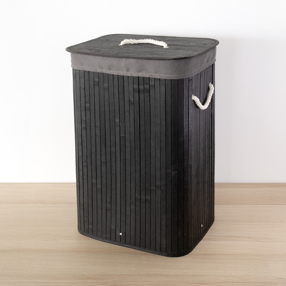 Kosz na pranie 60x42x32 cm 80 litrów LAVAGG czarny