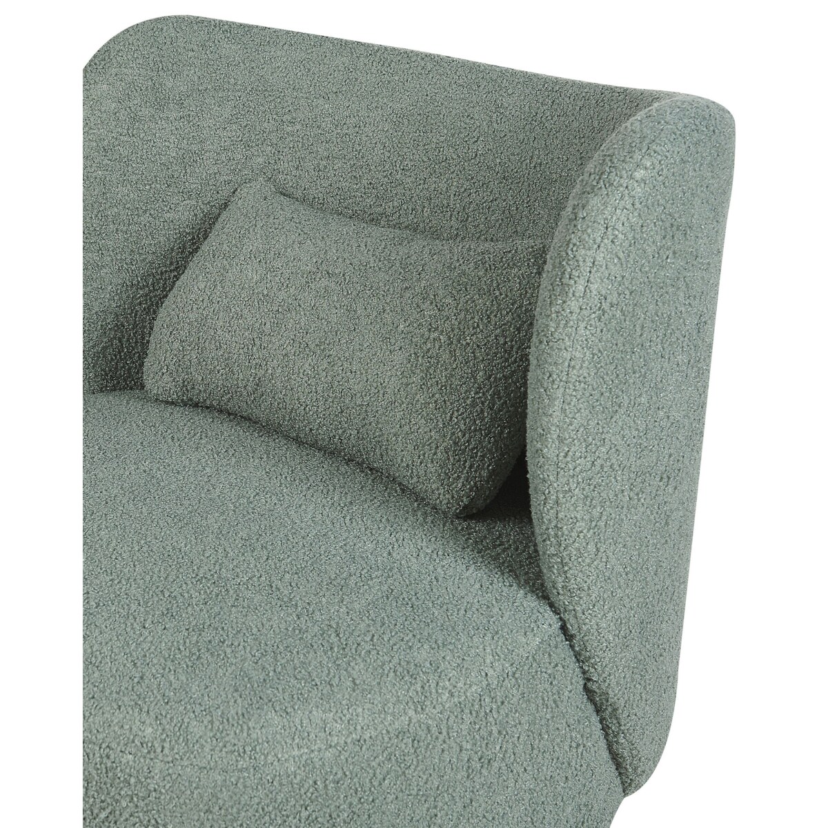 Fotel boucle zielony OTSBY