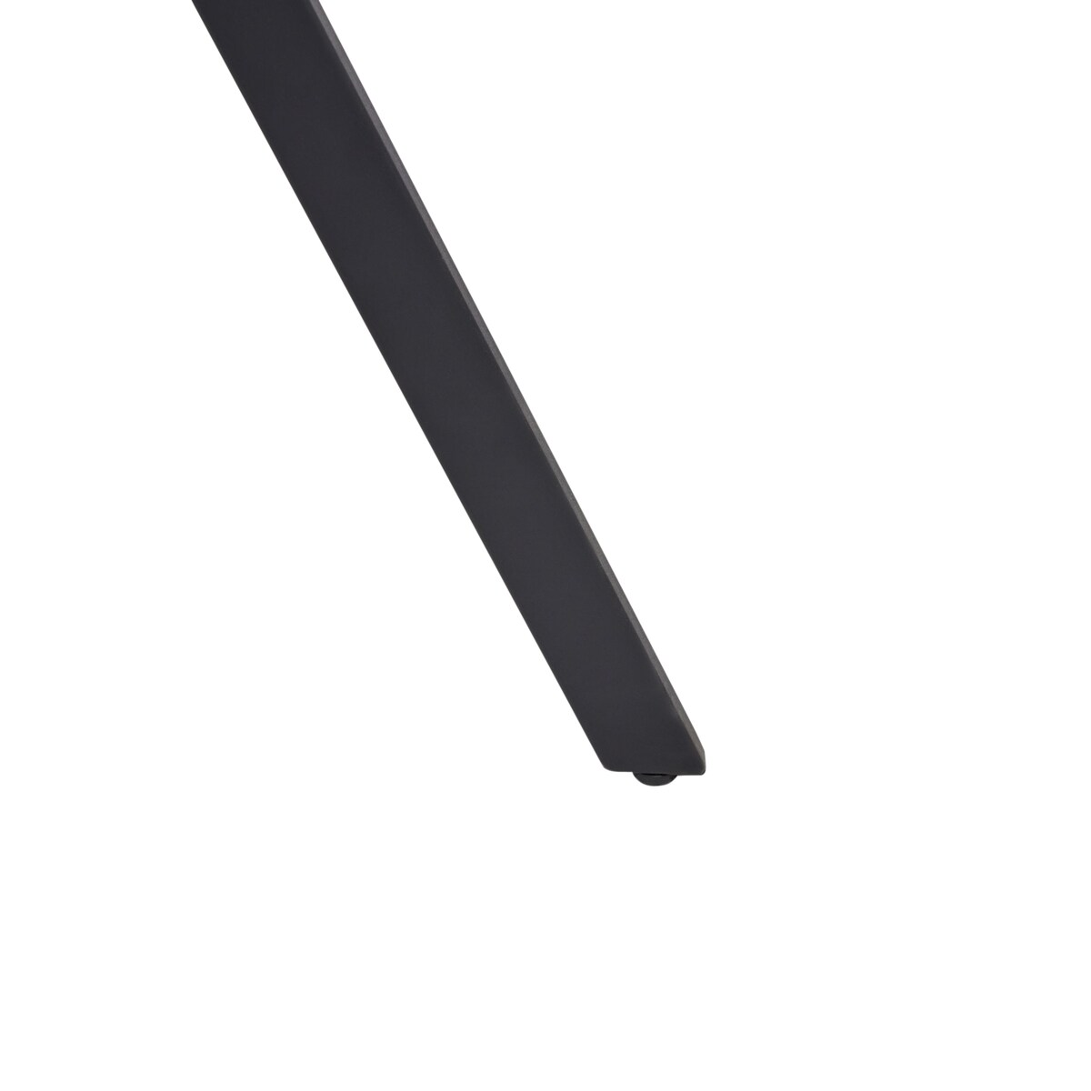 Krzesło do jadalni MARCELLUS Boucle Czarny/ biały