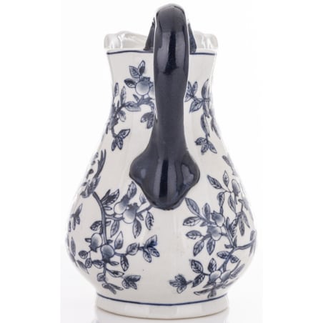 Dzbanek porcelanowy dekoracyjny 26x17x22 i 9x34x34 cm MODELLO BLU z misą
