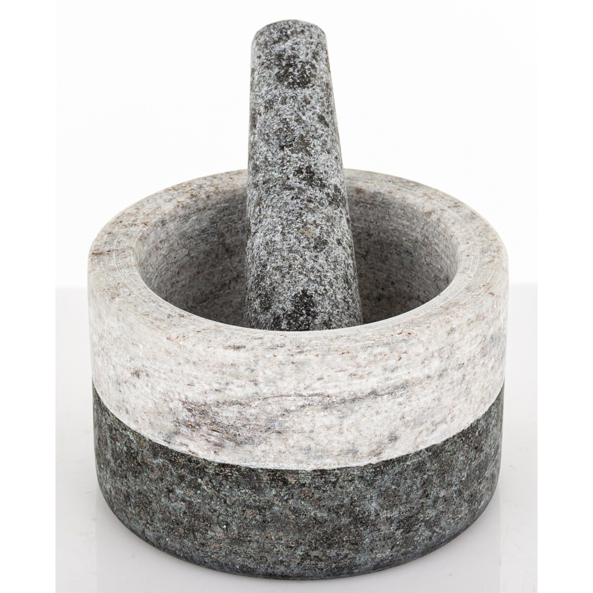 Moździerz kuchenny marmurowy dwukolorowy Ø 14x7 cm BICOLORE