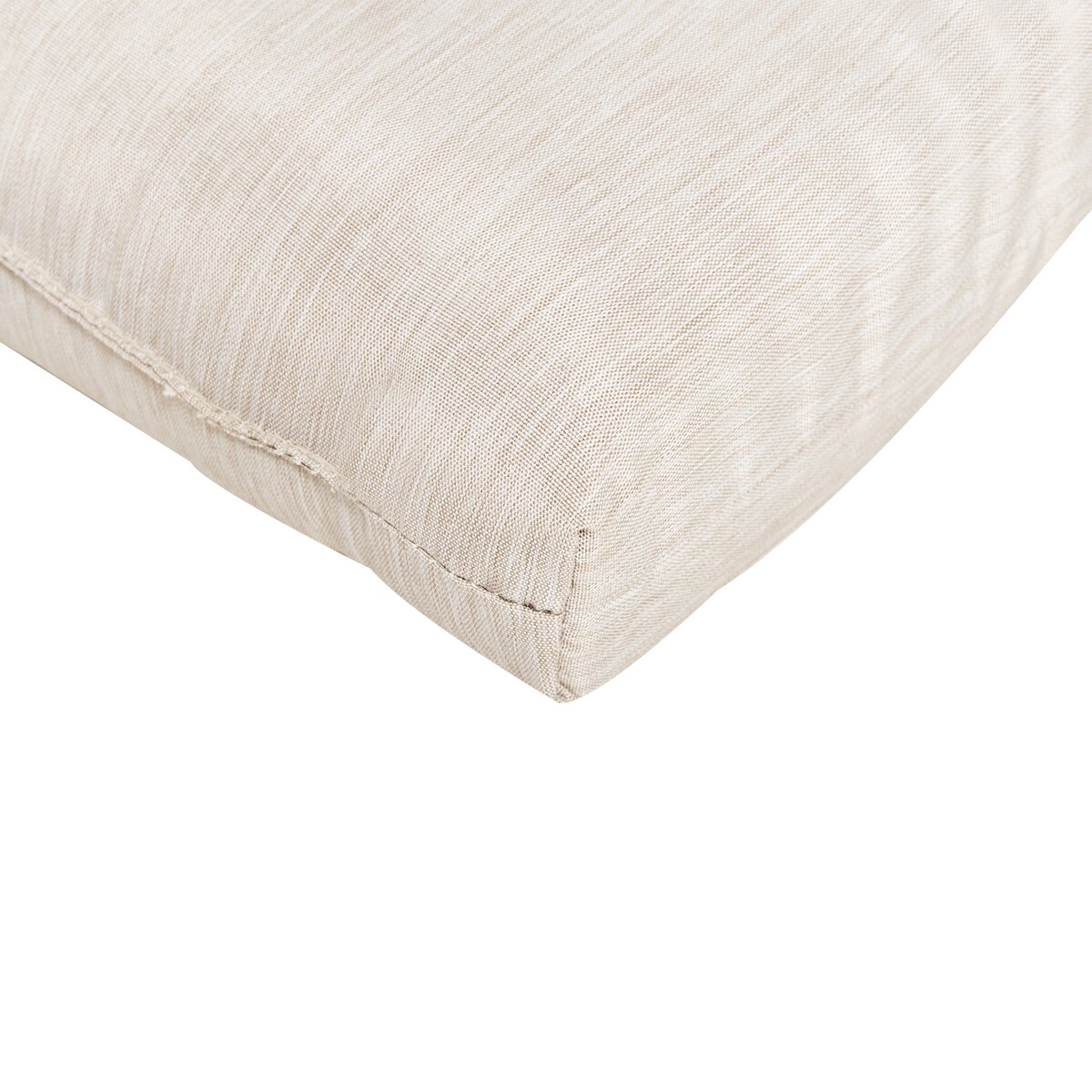 Poduszka na leżak ogrodowy CESANA PREMIUM 192 x 56 cm Jasnobeżowy