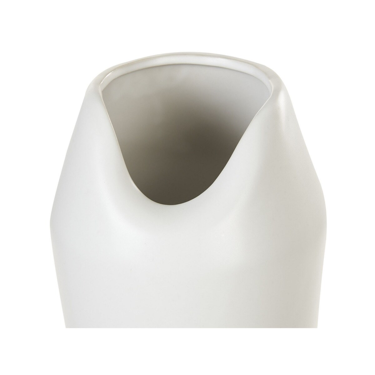 Wazon dekoracyjny kamionkowy 33 cm biały APAMEA