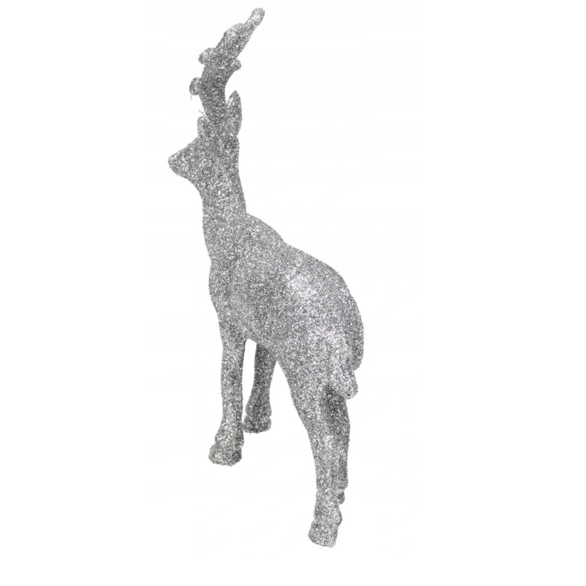 Renifer Z Brokatm Figurka Do Postawienia 13 Cm