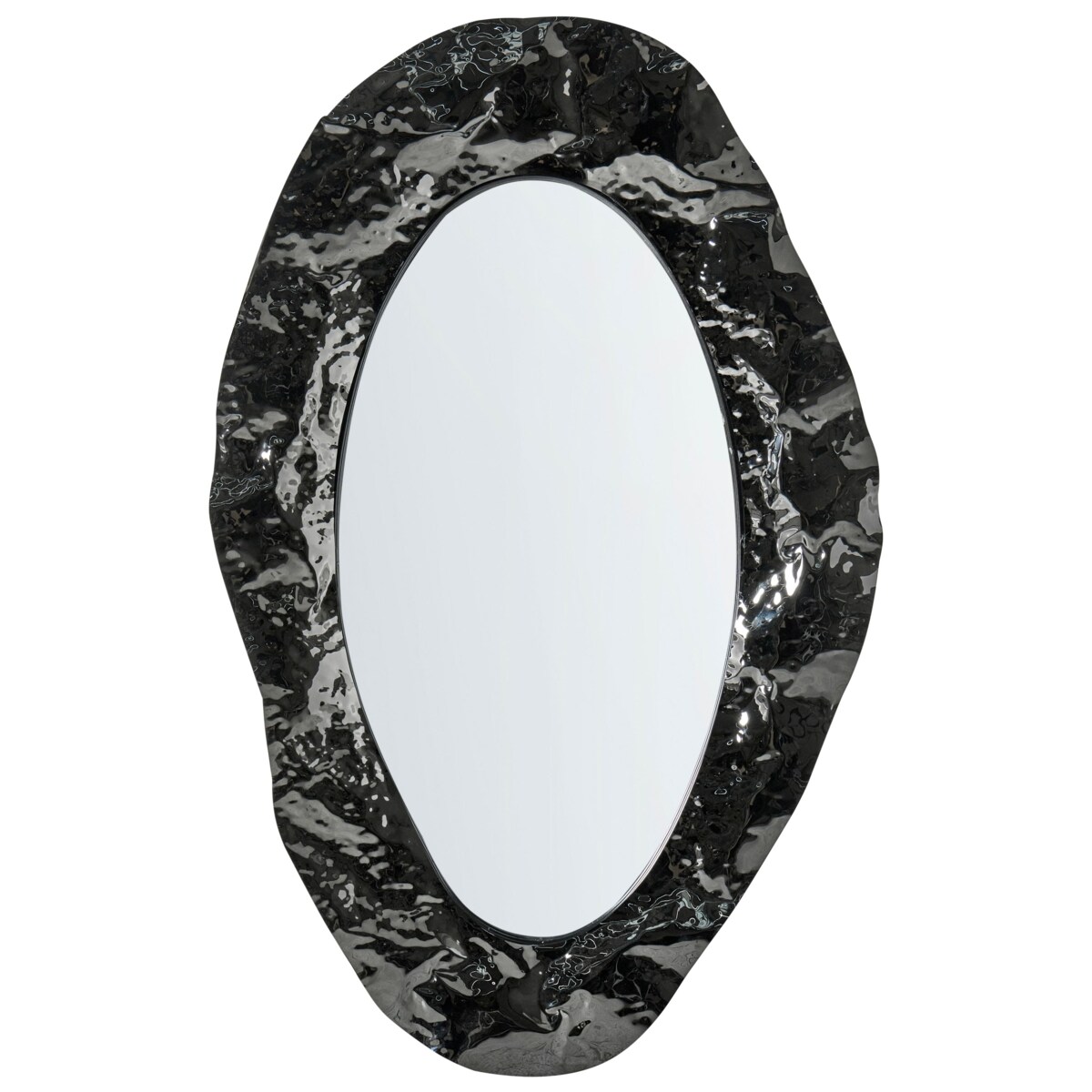 Lustro ścienne LOGNES 56 cm 95 cm Czarny