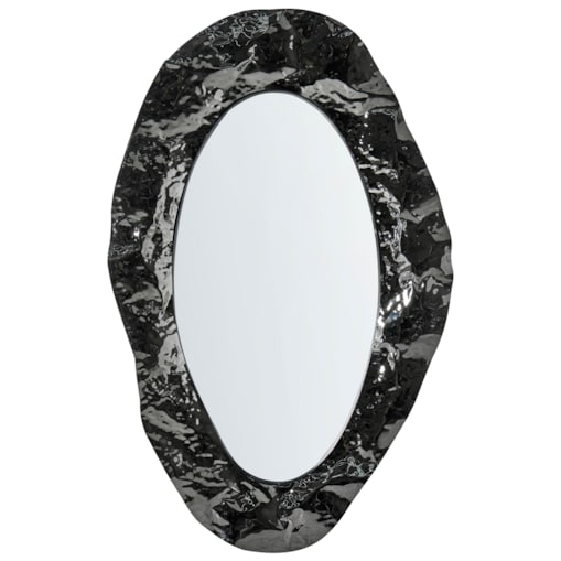 Lustro ścienne LOGNES 56 cm 95 cm Czarny