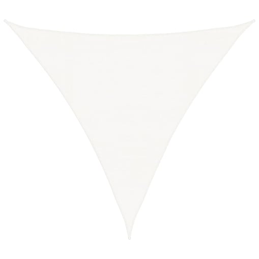 vidaXL Żagiel przeciwsłoneczny, 160 g/m², biały, 4x4x4 m, HDPE