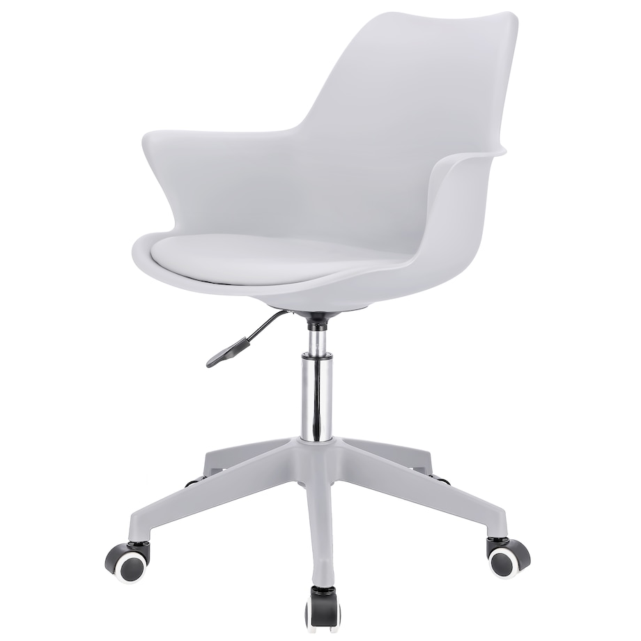 Krzesło obrotowe eleganckie INEZ szare